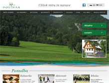 Tablet Screenshot of dolinar-krainer.com